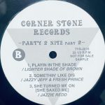Corner Stone Records Vol.16 -Party 2 Nite Part 2- 12'' Maxi Single Plak - Görsel 3