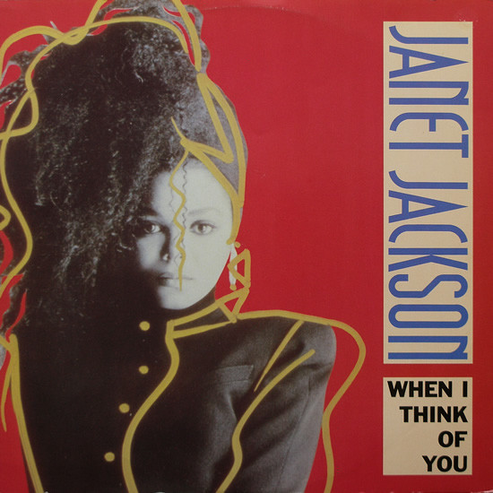 R-226416-1155650167 Janet Jackson – When I Think Of You 12'' Maxi Single Plak - Görsel 1