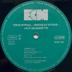 Terje Rypdal / Miroslav Vitous / Jack DeJohnette  LP Plak - Görsel 3