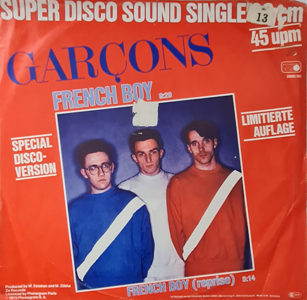 Garçons – French Boy 12” Maxi Single Plak