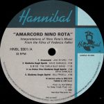 Nino Rota – Amarcord Nino Rota = I Remember Nino Rota LP Plak - Görsel 4