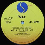 Yazoo – Nobody's Diary / State Farm 12'' Maxi Single Plak - Görsel 4