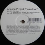 Ananda Project – Rain Down / Breaking Down 12'' Maxi Single Plak (Deep House)