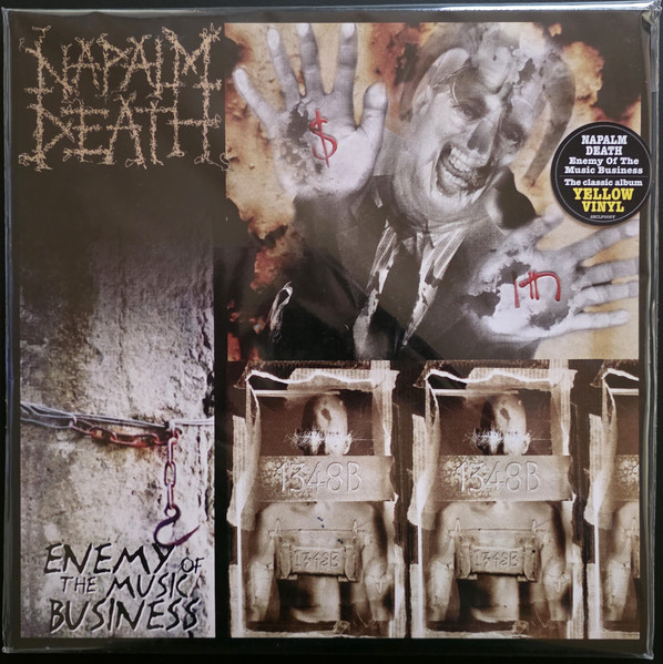 Napalm Death – Enemy Of The Music Business LP Renkli Plak