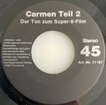 Unknown Artist – Carmen 45lik Plak - Görsel 4