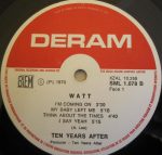 Ten Years After – Watt LP Plak - Görsel 4