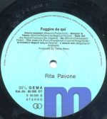 Rita Pavone – Fuggire Da Qui LP Plak - Görsel 4