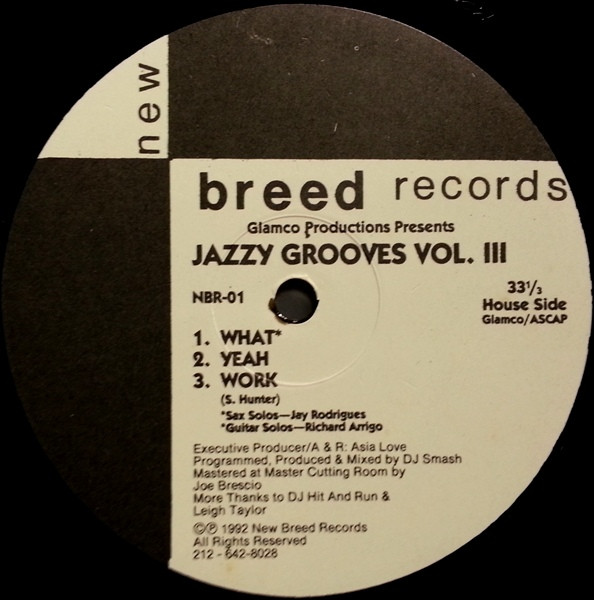 Glamco Productions – Jazzy Grooves Vol. III 12'' Maxi Single Plak (Acid Jazz)