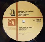 Gerry Mulligan / Chet Baker – Carnegie Hall Concert - Volume 2 LP Plak - Görsel 2
