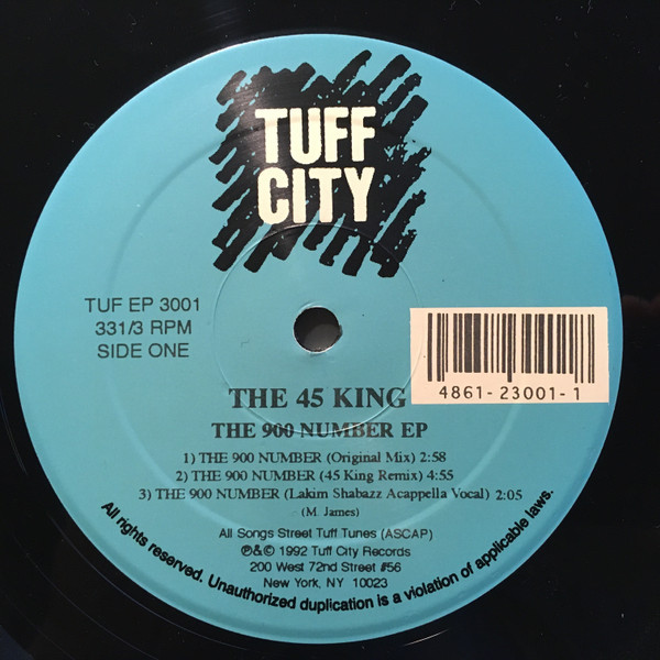 The 45 King – The 900 Number EP 12'' Maxi Single Plak