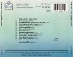 Erik Satie, Anne Queffélec – Erik Satie CD - Görsel 2