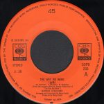 Barbra Streisand – The Way We Were 45lik Plak - Görsel 3