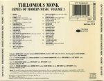 Thelonious Monk – Genius Of Modern Music Volume 1 CD - Görsel 2
