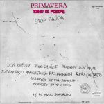 Tullio De Piscopo – Stop Bajon (Primavera) 12'' Maxi Single Plak - Görsel 2