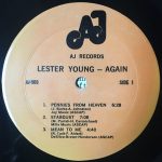 Lester Young – Archives Of Jazz Vol-4 Lester Young...Again LP Plak - Görsel 3