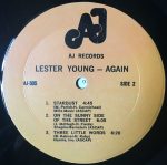 Lester Young – Archives Of Jazz Vol-4 Lester Young...Again LP Plak - Görsel 4