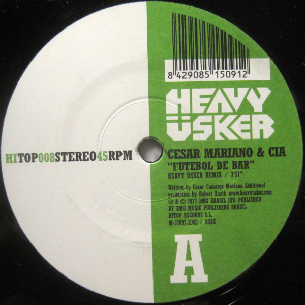 Cesar Mariano & Cia. – Futebol De Bar 12'' Maxi Single Plak (Acid Jazz)