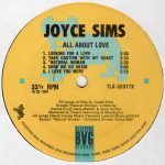 Joyce Sims – All About Love LP Plak - Görsel 3