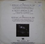 The S.O.S. Band – Break Up (Remix) 12'' Maxi Single Plak - Görsel 2