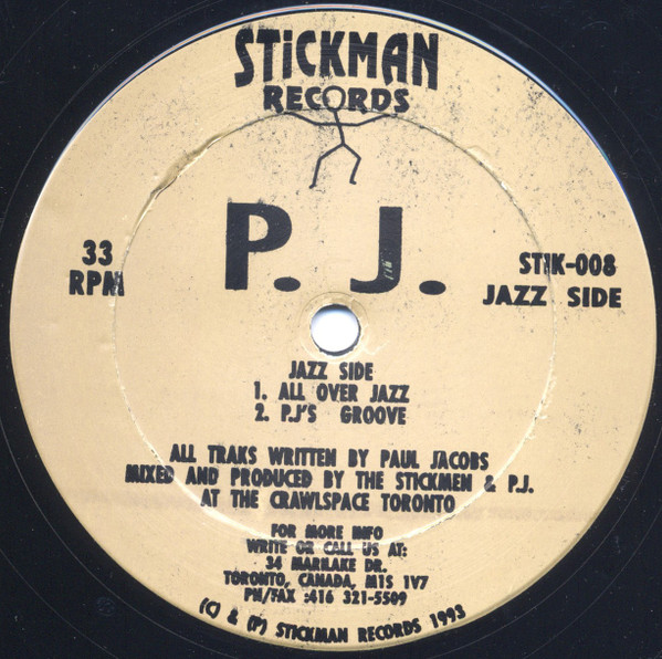 P.J. – All Over Jazz 12'' Maxi Single (Acid Jazz)
