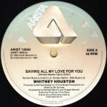 Whitney Houston – Saving All My Love For You 12'' Maxi Single Plak - Görsel 3