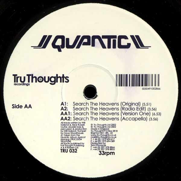 Quantic – Search The Heavens 12'' Maxi Single Plak (Acid Jazz)