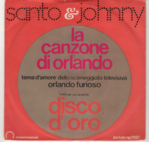 Santo & Johnny – La Canzone Di Orlando / Am I Blue 45lik Plak