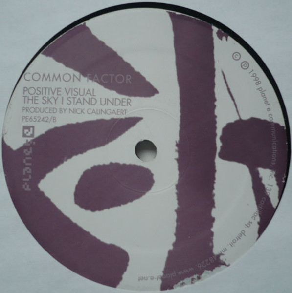 R-12864-1266431797 Common Factor – Expanded EP 12'' Maxi Single Plak (House) - Görsel 1