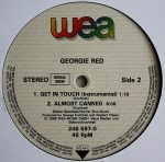 Georgie Red – Get In Touch 12'' Maxi Single Plak - Görsel 4