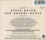 Steve Reich – The Desert Music CD - Görsel 2