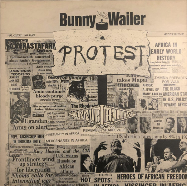 Bunny Wailer – Protest LP Plak