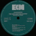 The Gary Burton Quartet With Eberhard Weber – Passengers LP Plak - Görsel 3