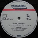 Shannon – Sweet Somebody / My Heart's Divided 12'' Maxi Single Plak (Electro) - Görsel 3