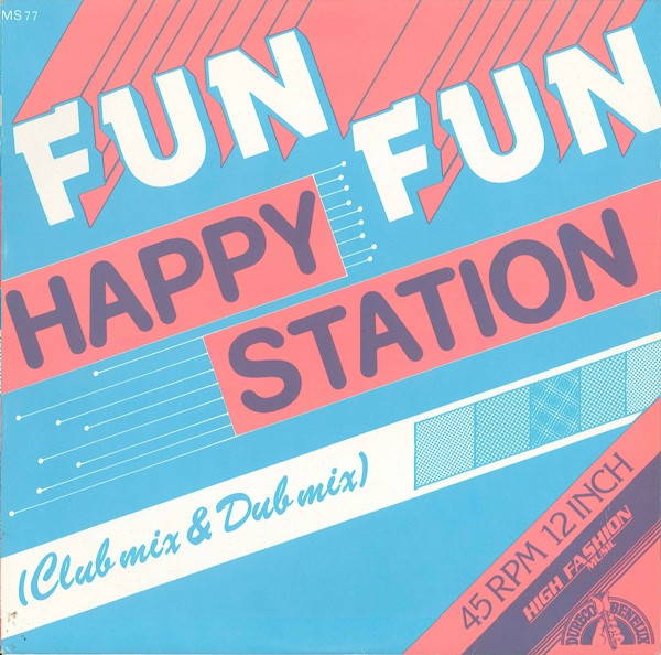 Fun Fun – Happy Station (Club Mix & Dub Mix) 12'' Maxi Single Plak