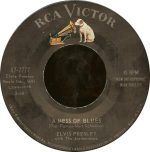 Elvis –  It's Now Or Never / A Mess Of Blues 45lik Plak - Görsel 4