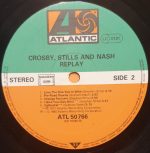 Crosby, Stills & Nash – Replay LP Plak - Görsel 4