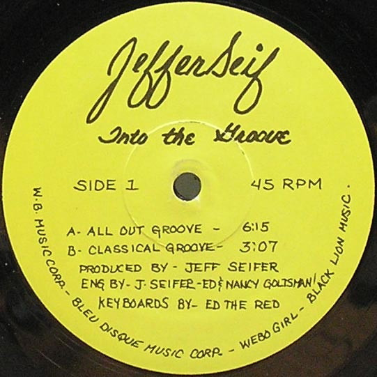 JefferSeif – Into The Groove 12'' Maxi Single Plak