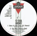 Total Contrast – The River (Extended Version) 12'' Maxi Single Plak - Görsel 4