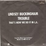 Lindsey Buckingham – Trouble 45lik Plak - Görsel 2