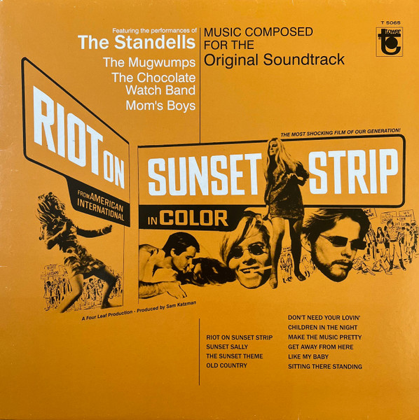 Riot On Sunset Strip Soundtrack LP Plak