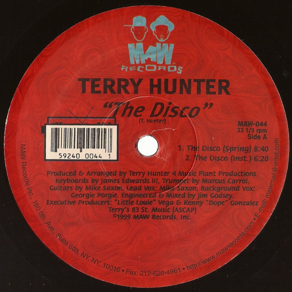 Terry Hunter – The Disco / Sweet Music 12'' Maxi Single Plak (House)