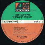 Dennis Brown – Words Of Wisdom LP Plak - Görsel 4