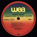 Dennis Brown – Joseph's Coat Of Many Colours LP Plak - Görsel 3