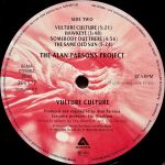 The Alan Parsons Project – Vulture Culture LP Plak - Görsel 5