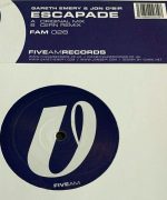 Gareth Emery & Jon O'Bir – Escapade 12'' Maxi Single Plak (Trance)