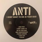 Anti – I Dont Want To Die In Your War LP Plak - Görsel 4