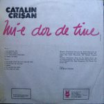 Cătălin Crișan – Mi-e Dor De Tine LP Plak - Görsel 2