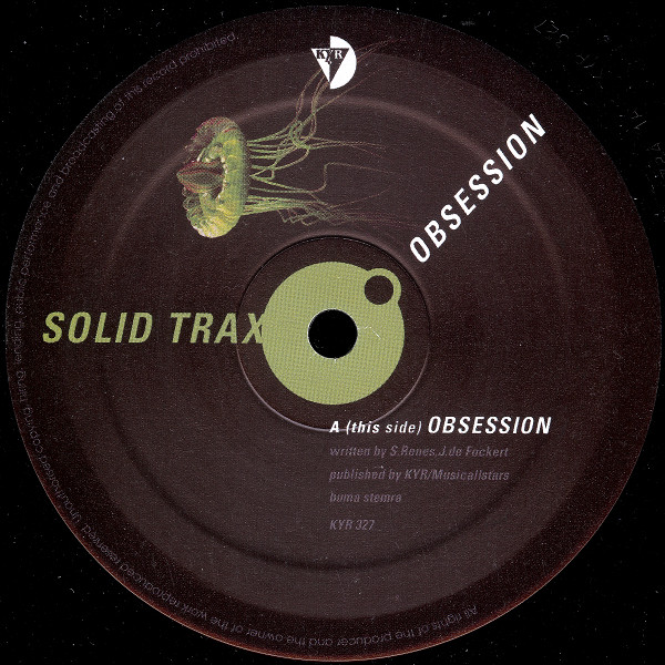 Solid Trax – Obsession 12'' Maxi Single Plak (Trance)