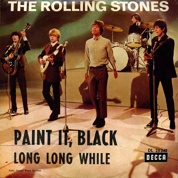 The Rolling Stones – Paint It, Black 45lik Plak