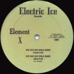 Element X / Stevie Colt And Easy Rock – She Said She Could Dance / Never Die 12'' Maxi Single Plak (Electro)